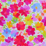flowers. Abstract seamless pattern. AI generated.	