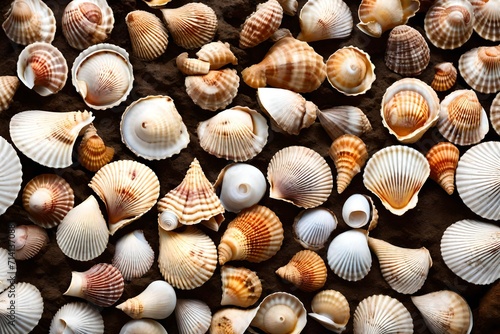 seashells on the beach © Rida