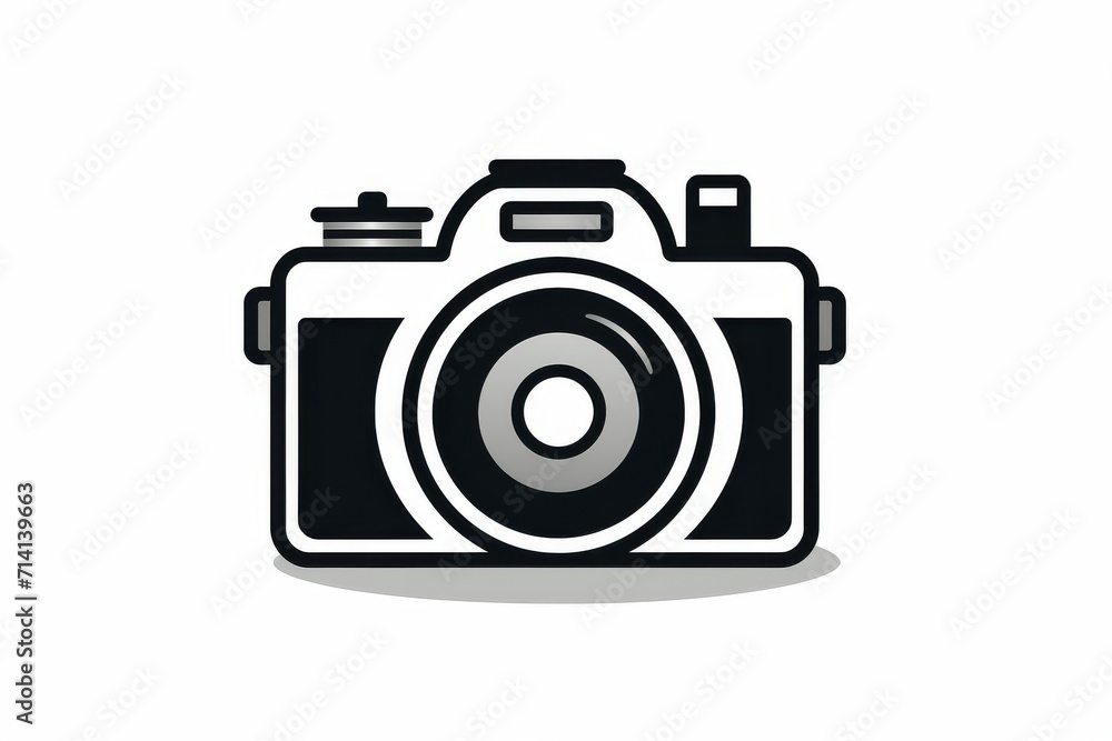 Camera vector icon on white background Camera vector icon on white background