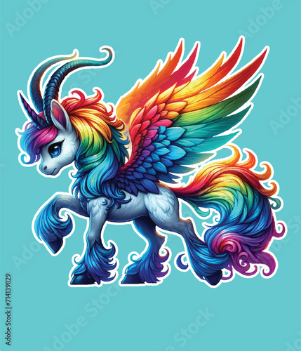 Wallpaper Mural cute colorful pony  Torontodigital.ca