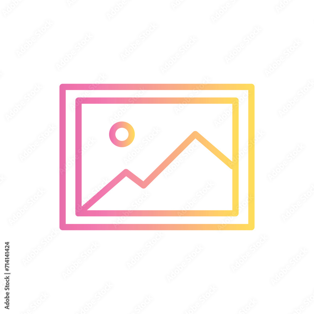 gallery text write line gradient icon gallery text write line gradient icon