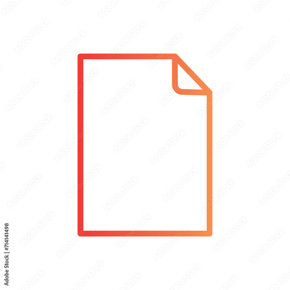 file new text line gradient icon file new text line gradient icon