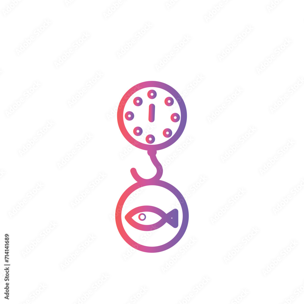 business fish boat line gradient icon business fish boat line gradient icon