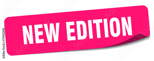 new edition sticker. new edition label