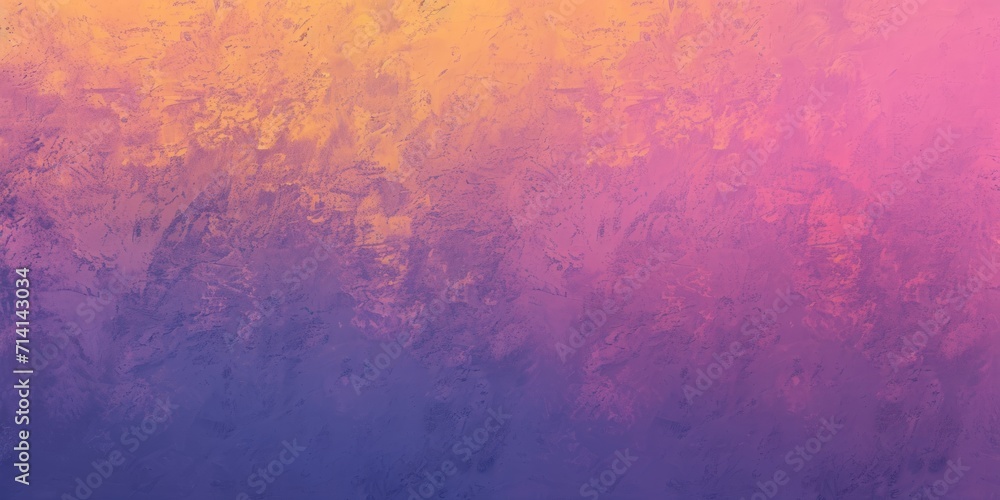 A colorful background with a blend of orange, pink, and purple hues and a textured, abstract pattern.