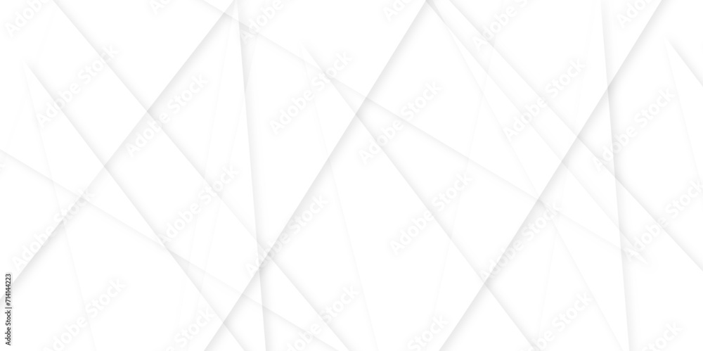 Obraz premium Abstract white and grey minimal line design.Abstract white and grey background with minimalistic geometric stripe lines,empty striped blank white abstract background.wrapping product, design and weddi