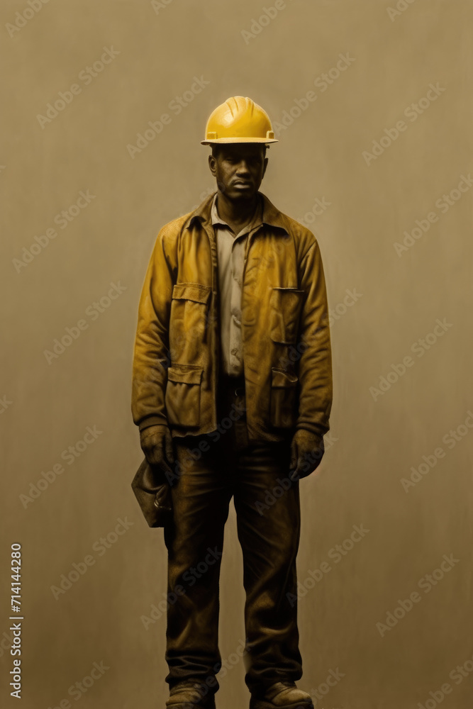 Faded photograph of black person standing in front of plain wall Faded photograph of black person standing in front of plain wall