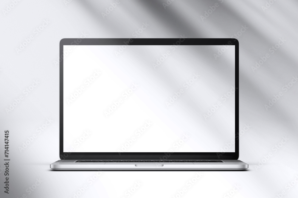 Realistic Laptop Screen Mockup 3d Rendering Realistic Laptop Screen Mockup 3d Rendering