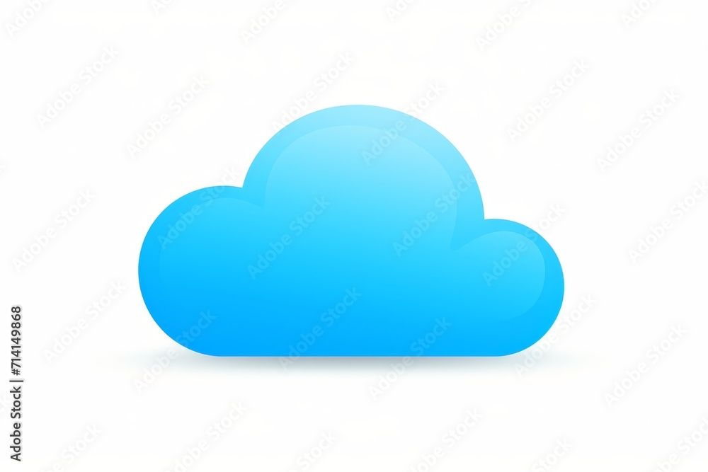 Speech bubble chat cloud icon illustration. Speech bubble chat cloud icon illustration.