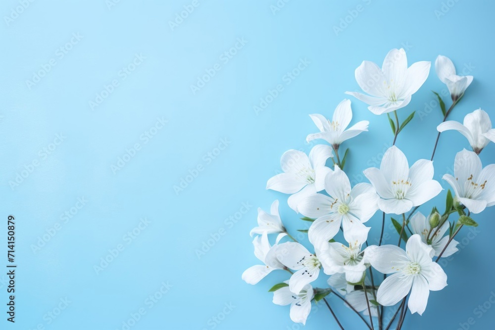 Fototapeta premium A background of spring flowers with space for text. March 8, spring.