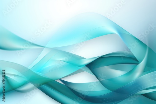 Abstract background awareness teal and white ribbon for awareness like Cervical Cancer, sexual assault, obsessive- ovarian cancer, polycystic ovarian syndrome, uterine cancer