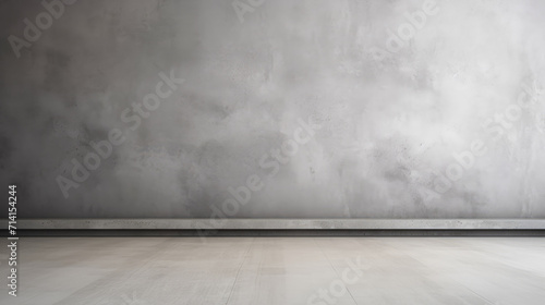 Gray wall and floor background