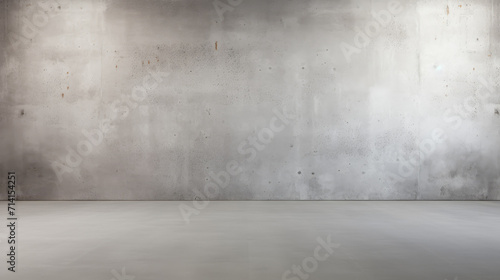 Gray wall and floor background © LFK