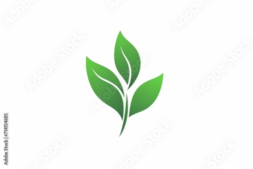 Leaf logo illustration icon