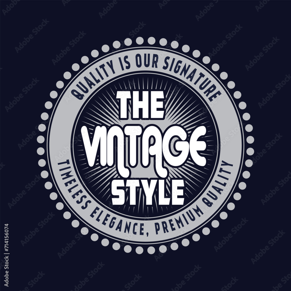 the vintage style