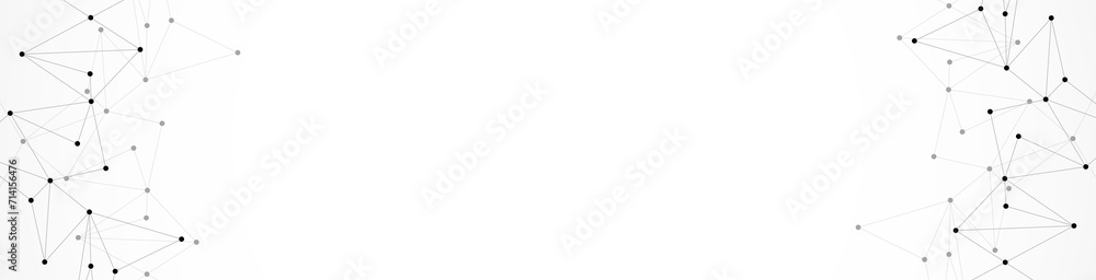 Minimalistic design with connecting the dots and lines. Abstract geometric background of science and technology concept Minimalistic design with connecting the dots and lines. Abstract geometric background of science and technology concept