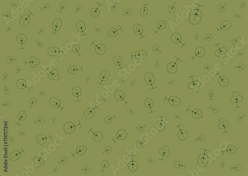 Fond arbres automne hiver pin chene vert arriere plan