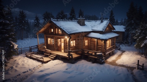 house in winter © VISHNU