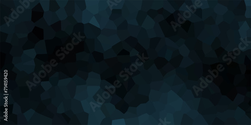 Quartz dark Navy blue Broken Stained Glass Background. Voronoi diagram background. Seamless pattern shapes vector Vintage Quartz surface white for bathroom or kitchen