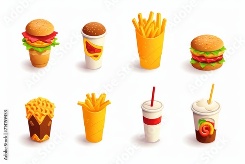 Fast food conceptllustration