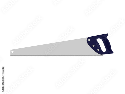 Saw on a white background.