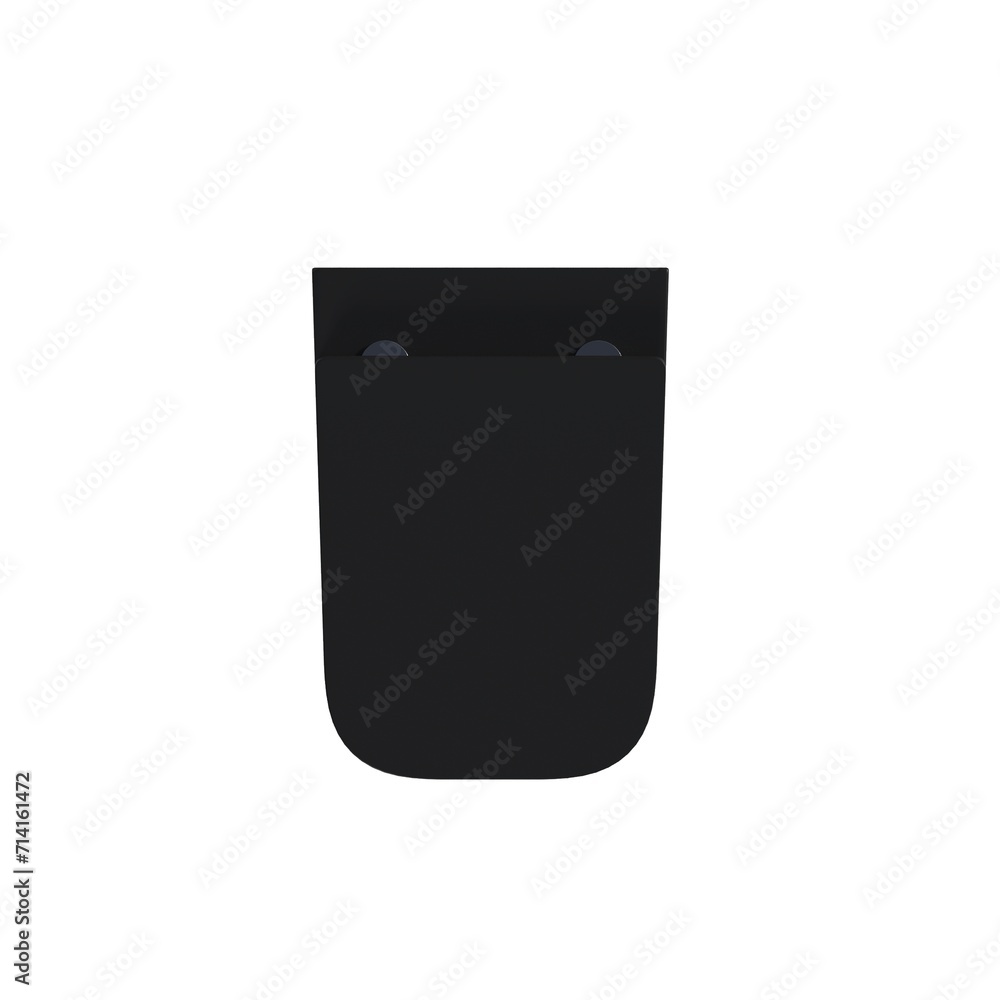 Lavatory pan isolated on a white background, bidet, 3D illustration, and CG render Lavatory pan isolated on a white background, bidet, 3D illustration, and CG render