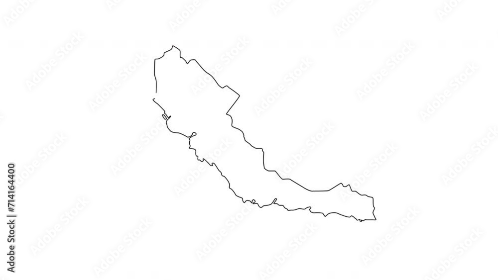 animated sketch map of Central Papua province in Indonesia animated sketch map of Central Papua province in Indonesia