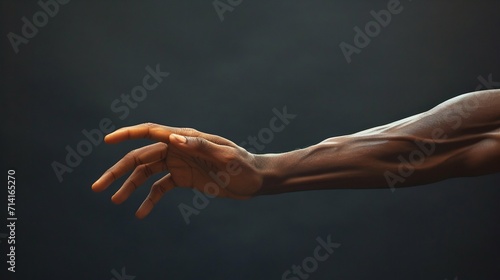 Fotografia Artistic Expression of Human Arm Musculature and Movement