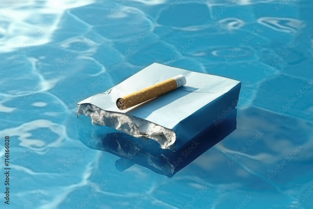 Fototapeta premium Image representing Nicotine addiction