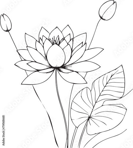 hand drawn sketch water lily drawing, lily pad water lily drawing, simple lily pad drawing, simple easy water lily drawing, water lily drawing top view, water lily vector art