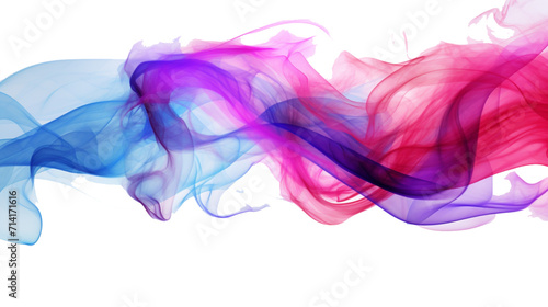 High-definition photograph showcasing the intricate dance of vibrant smoke, creating an artful composition on a transparent background