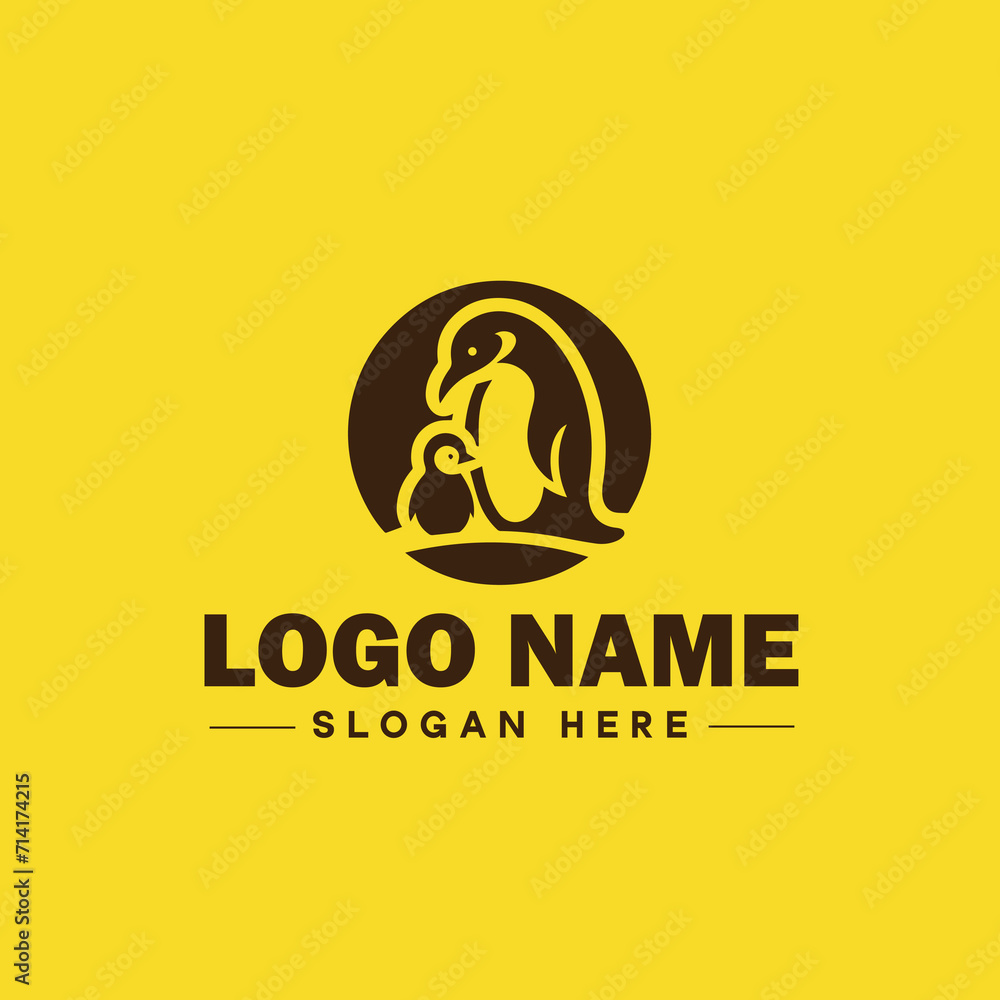 penguin logo and icon clean flat modern minimalist business and luxury brand logo design editable vector penguin logo and icon clean flat modern minimalist business and luxury brand logo design editable vector