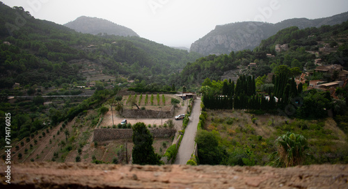 Beautiful coutnryside of old village Valldemossa, Mallorca photo