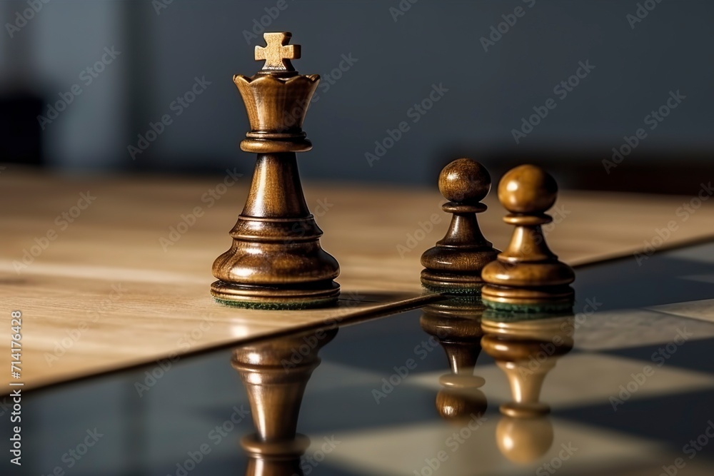 chess pieces on a chessboard chess pieces on a chessboard
