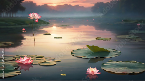 waterlily blooming beauty of nature 
