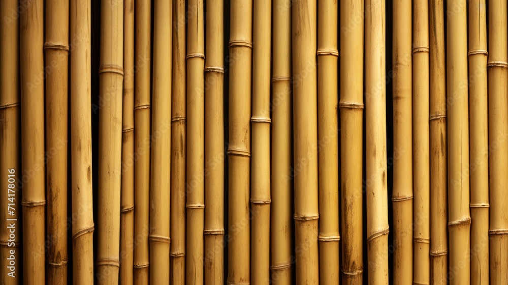 bamboo fence for garden decoration. Neural network AI generated art bamboo fence for garden decoration. Neural network AI generated art