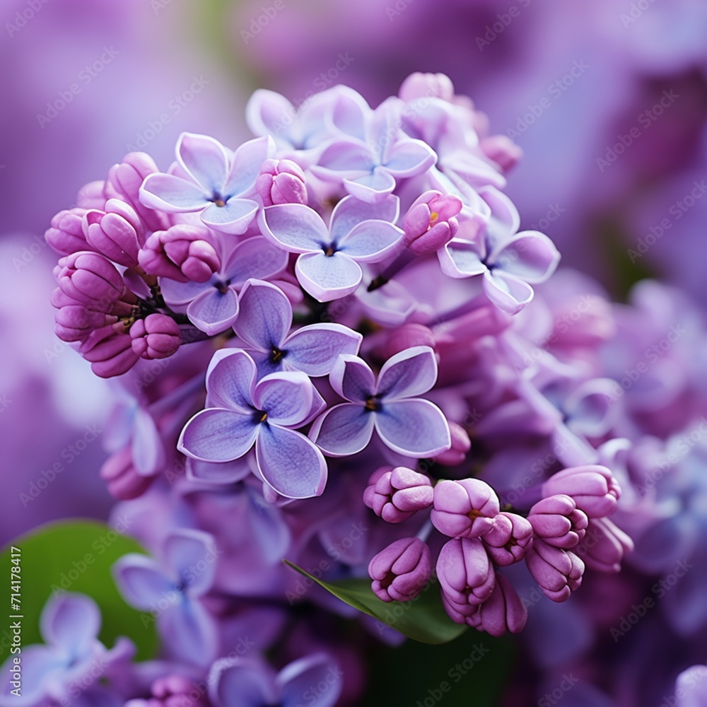 Very nice lilac flower images Generative AI