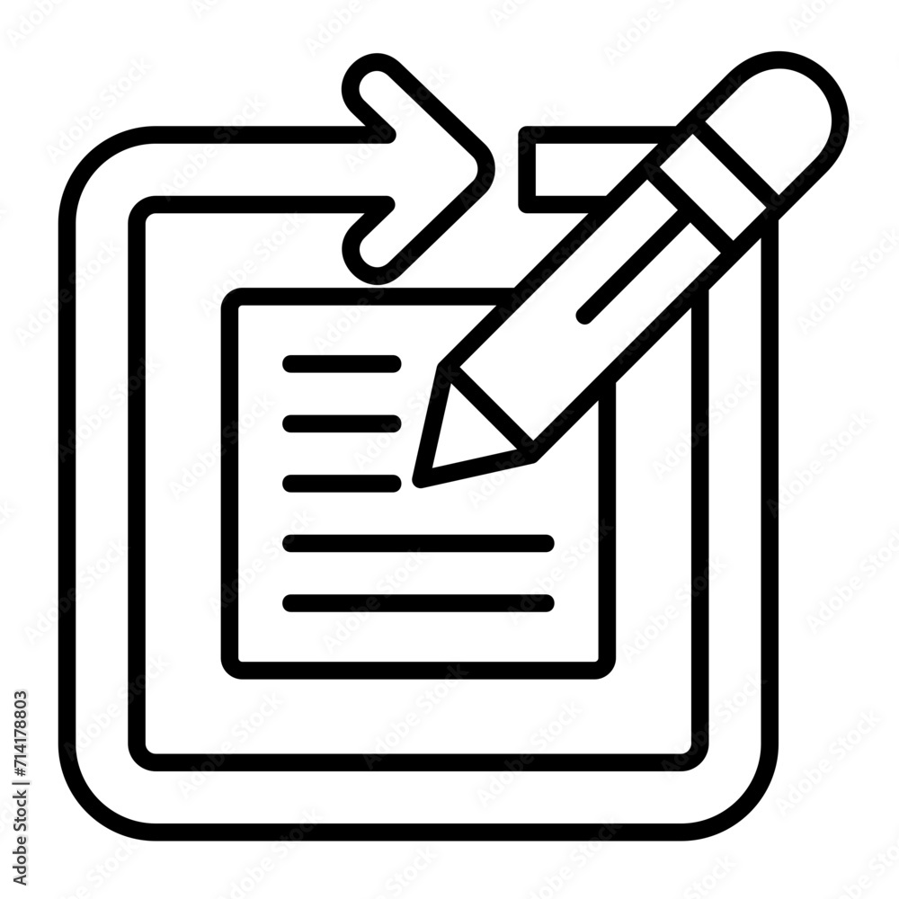 Modify line icon illustration vector graphic Modify line icon illustration vector graphic