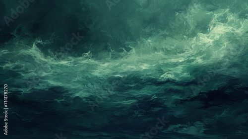 Majestic Painting of a Vast Ocean