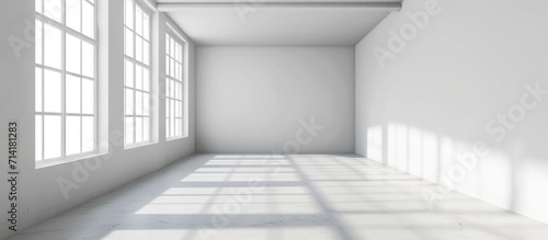 Blank white room.