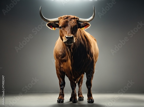 Majestic Bull Portrait