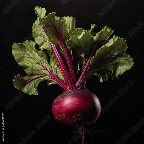 red radish isolated on white