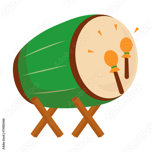 Islamic bedug illustration