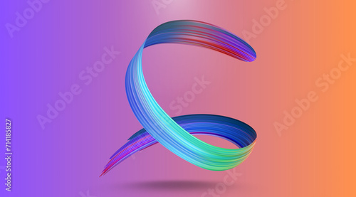 gradient color background with colorfull shapes in foreground