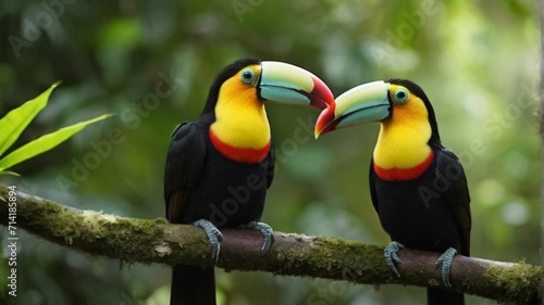 yellow billed toucan © Asfa