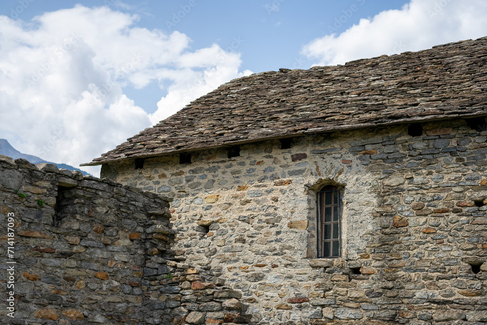 Kirche San Nicolao in Giornico, Schweiz