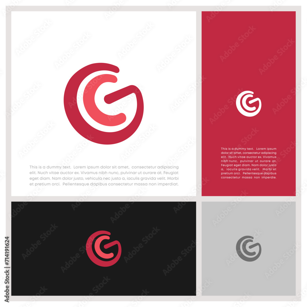 Initials G logo design. Initial Letter Logo. Innovative high tech logo template.
Initials G logo design. Initial Letter Logo. Innovative high tech logo template.