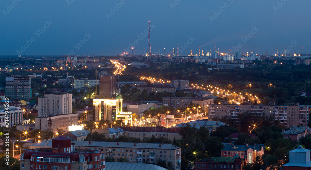 Obraz premium city at night