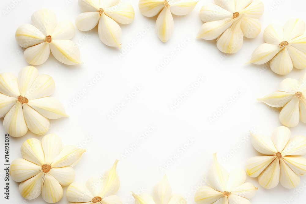 Multiple garlic, isolated white background Multiple garlic, isolated white background
