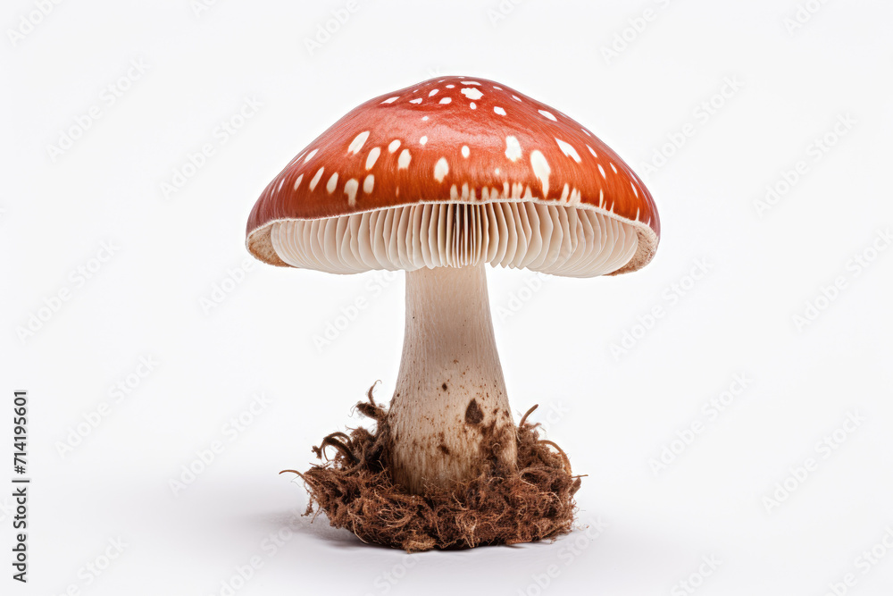Mushroom, white isolated background Mushroom, white isolated background